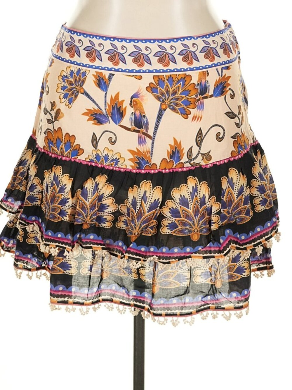 FARM Rio Ainika Floral Double Tiered Mini Skirt